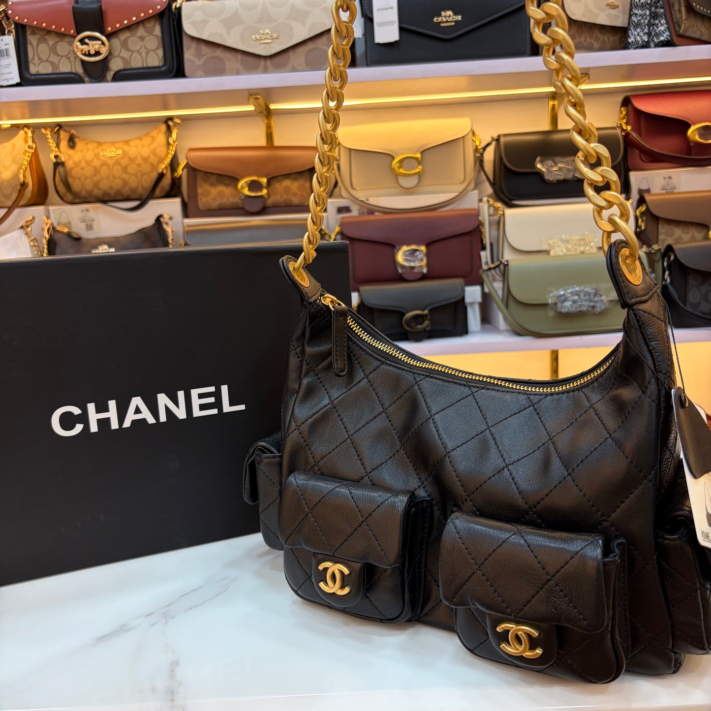 CHNL Maxi Hobo Bag