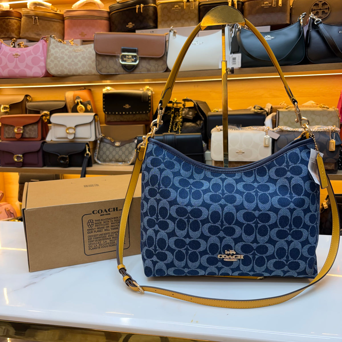 CH Laurel Shoulder Bag - Signature Blue