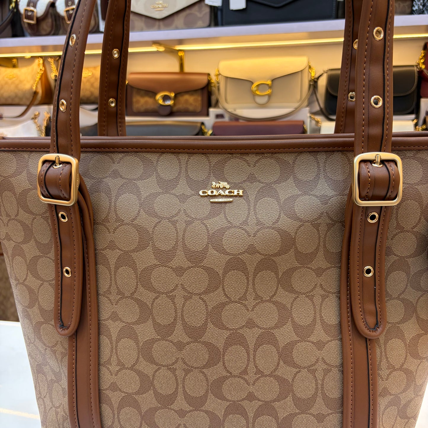 COCH ASHTON LARGE TOTE - Apricot