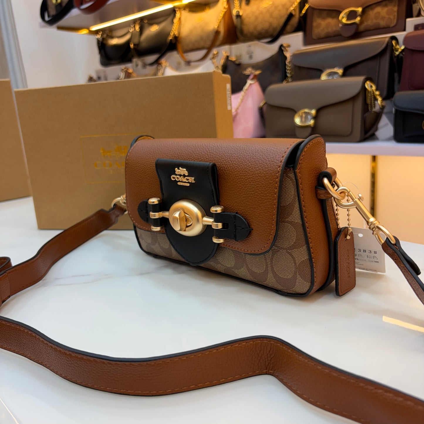 COCH Brie Sling Bag - Apricot