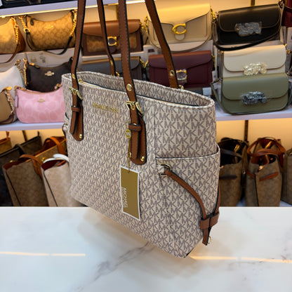 MK Voyager Tote - Creme