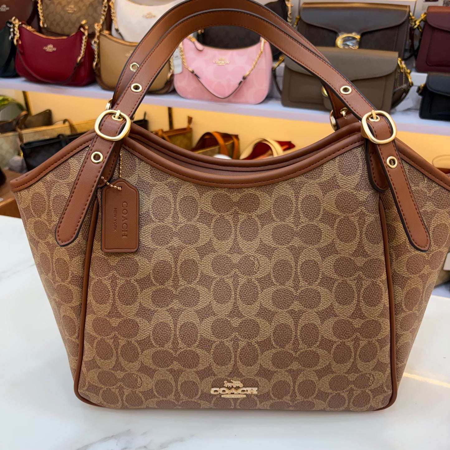 COCH MEADOW TOTE BAG - Apricot