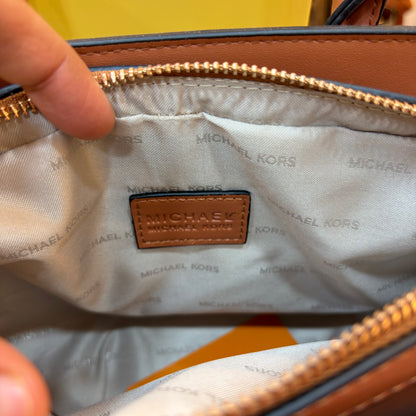 MK Satchel - White Tan