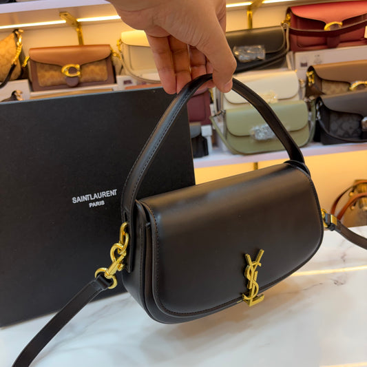 YSL Voltaire Handbag - Black