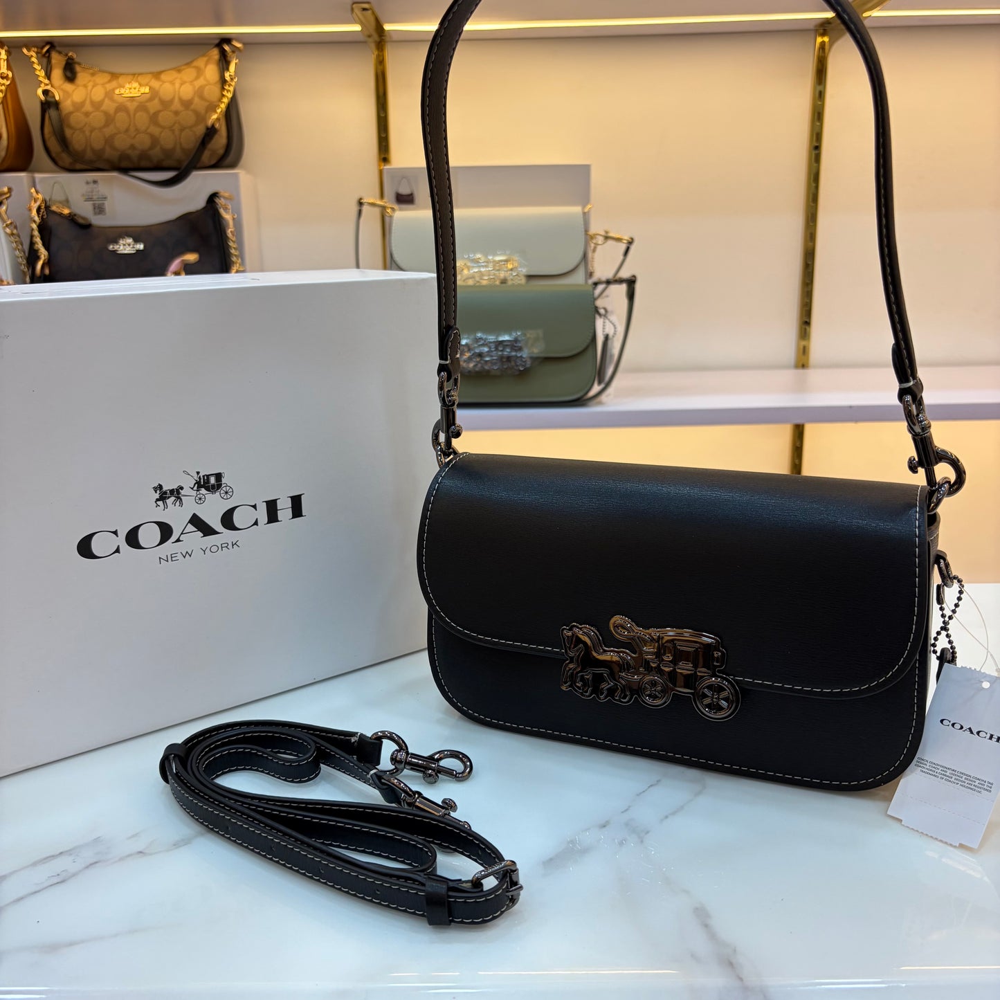 COCH HARPER Shoulder/Sling Bag - Black