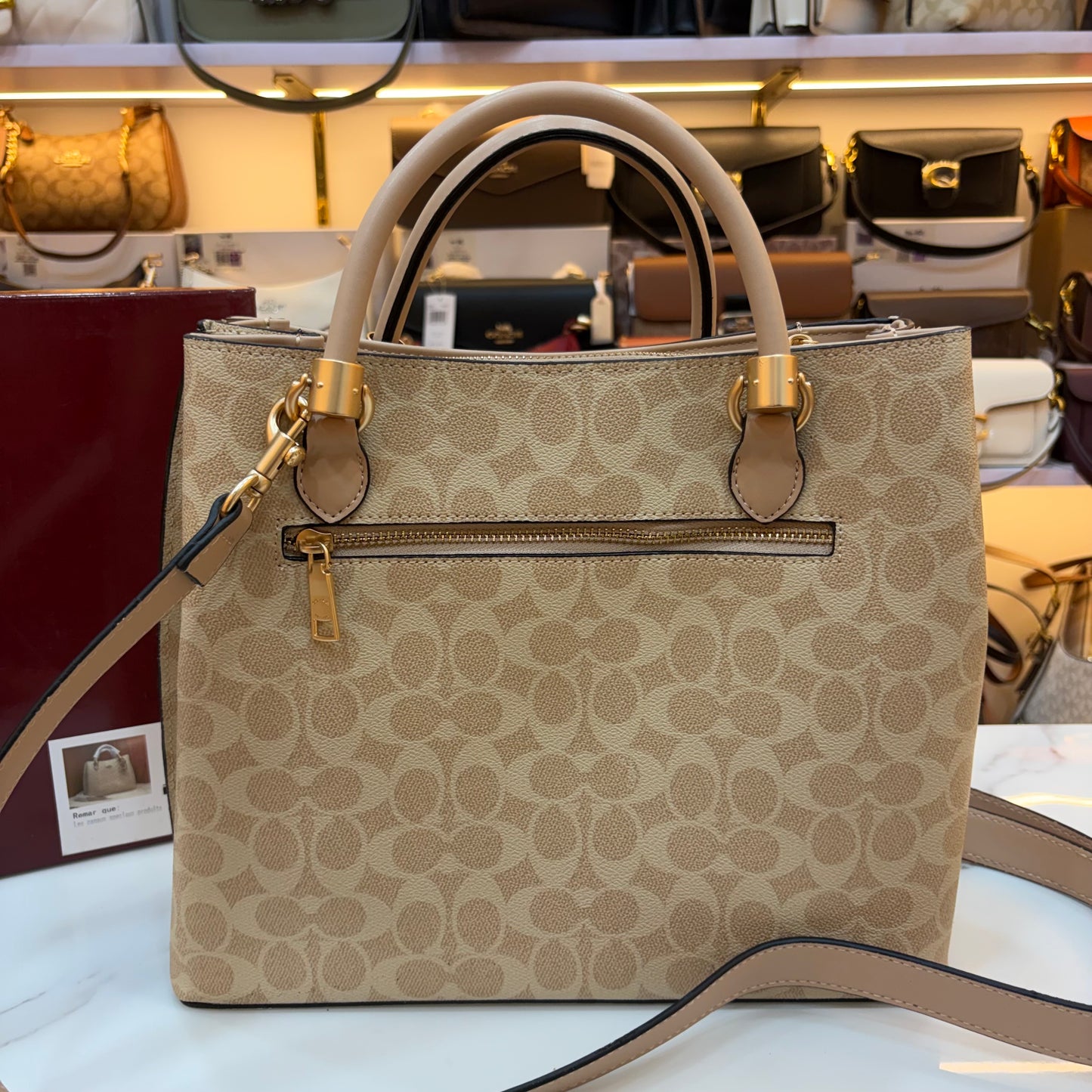 COCH Satchel Bag - Light Apricot