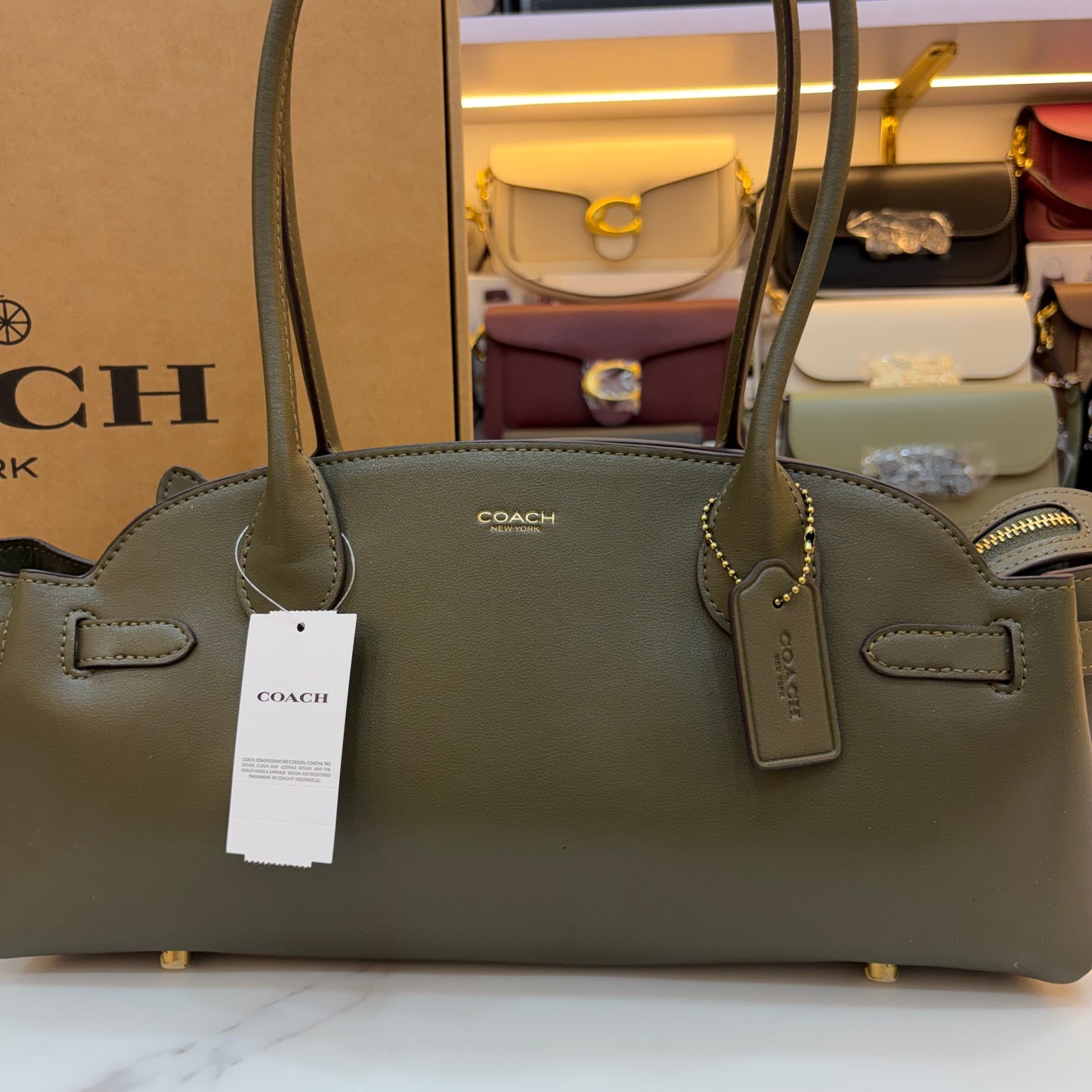 COCH Empire Carryall 34 Shoulder Bag - Olive