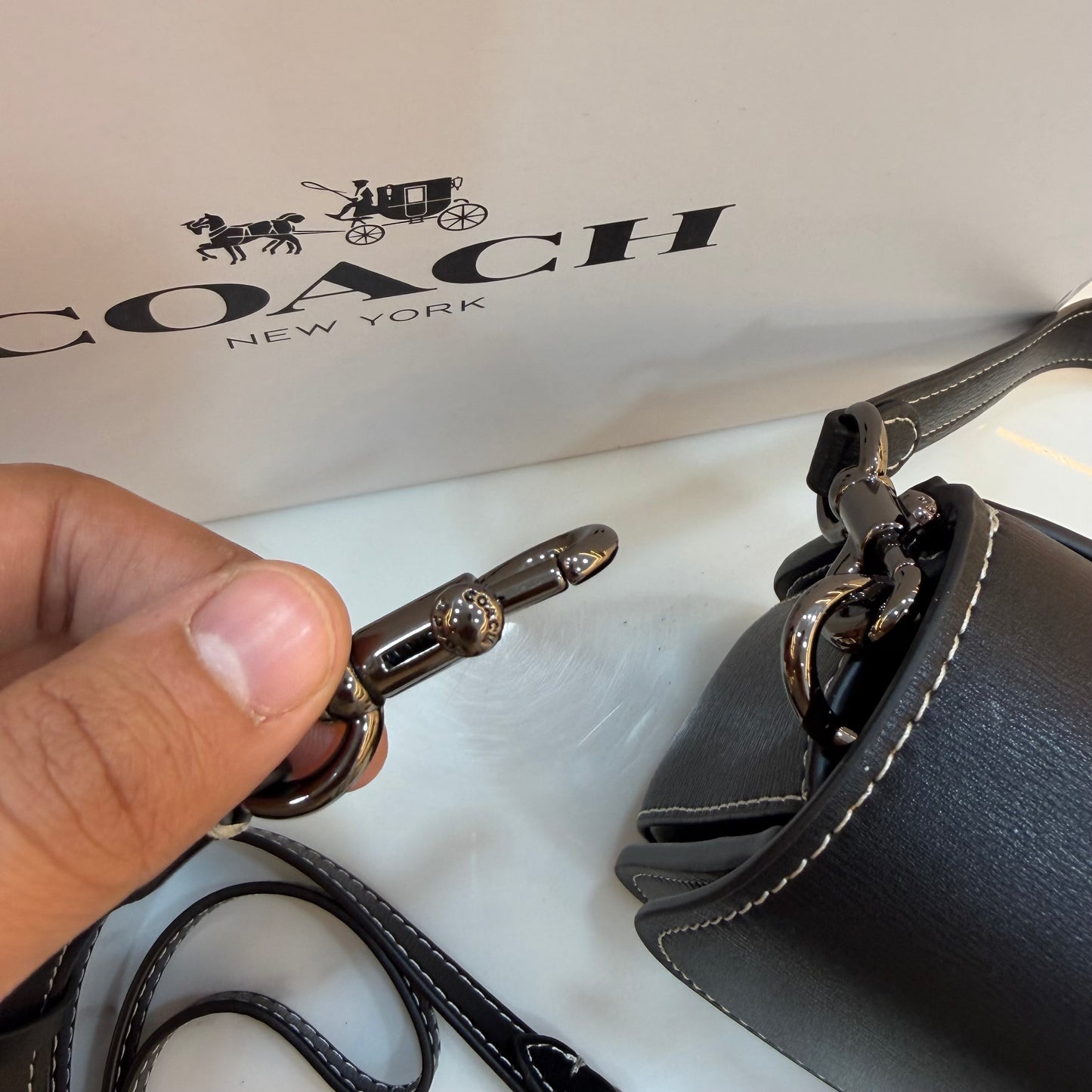 COCH HARPER Shoulder/Sling Bag - Black
