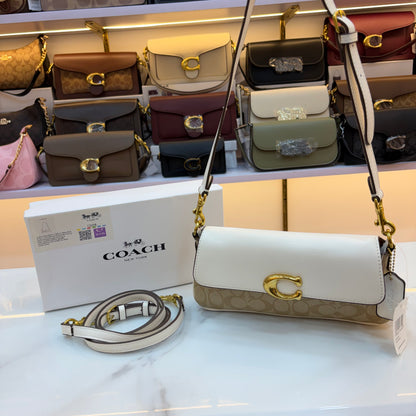 COCH JET Shoulder/Sling Bag - White Apricot