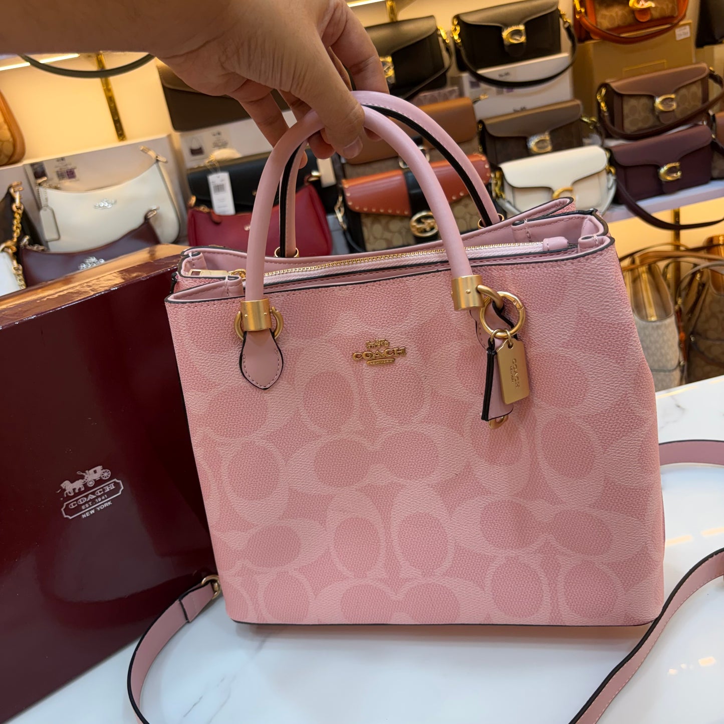 COCH Satchel Bag - Pink