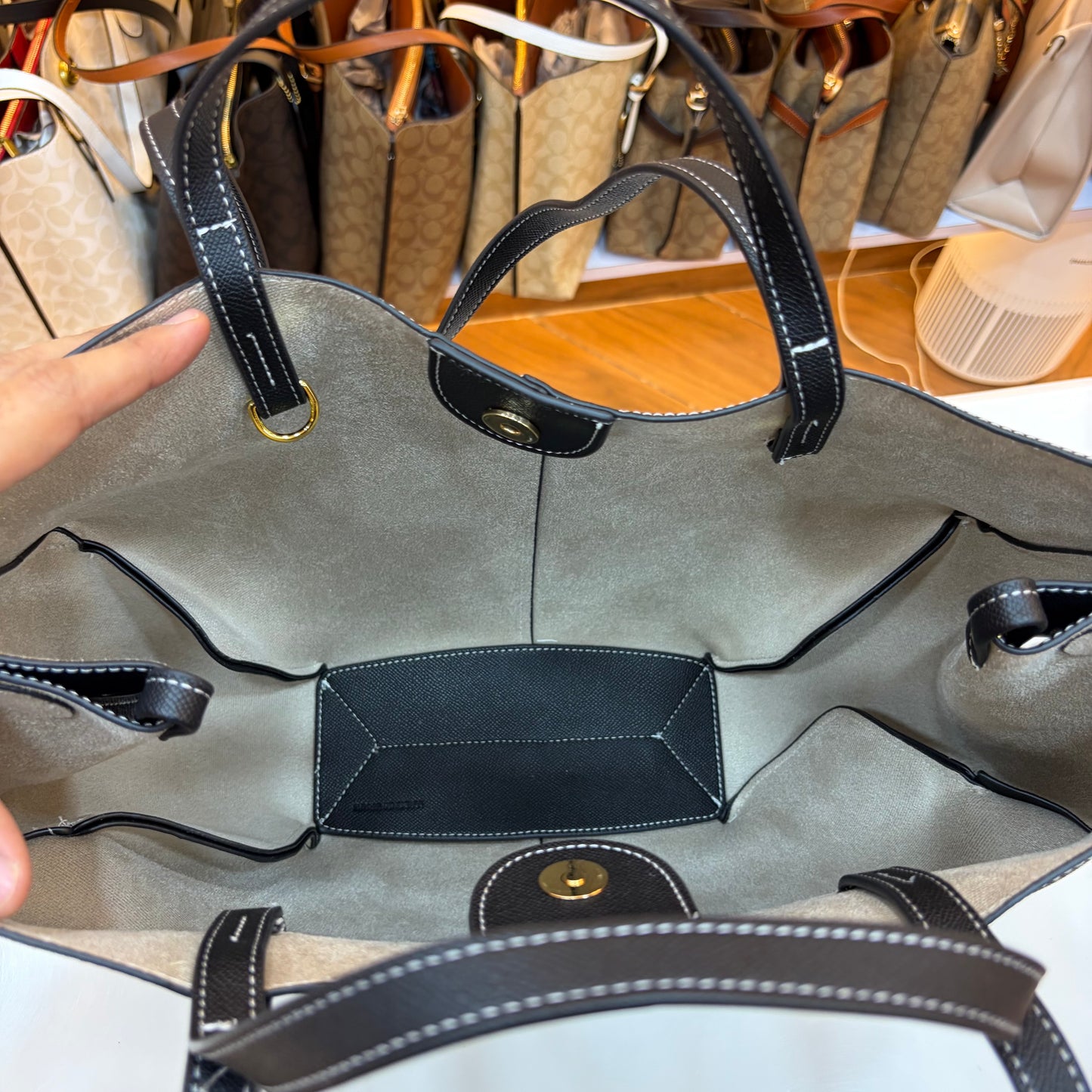 PLN Cyme Tote Bag - Black