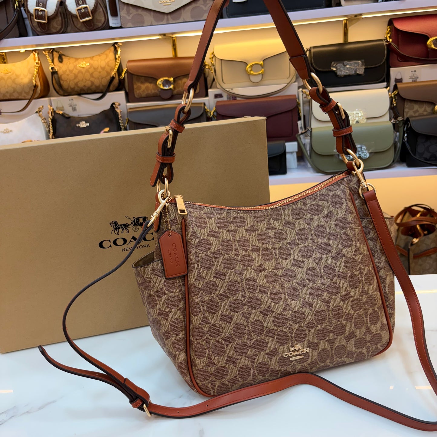 COCH LAUREL Shoulder Bag - Apricot