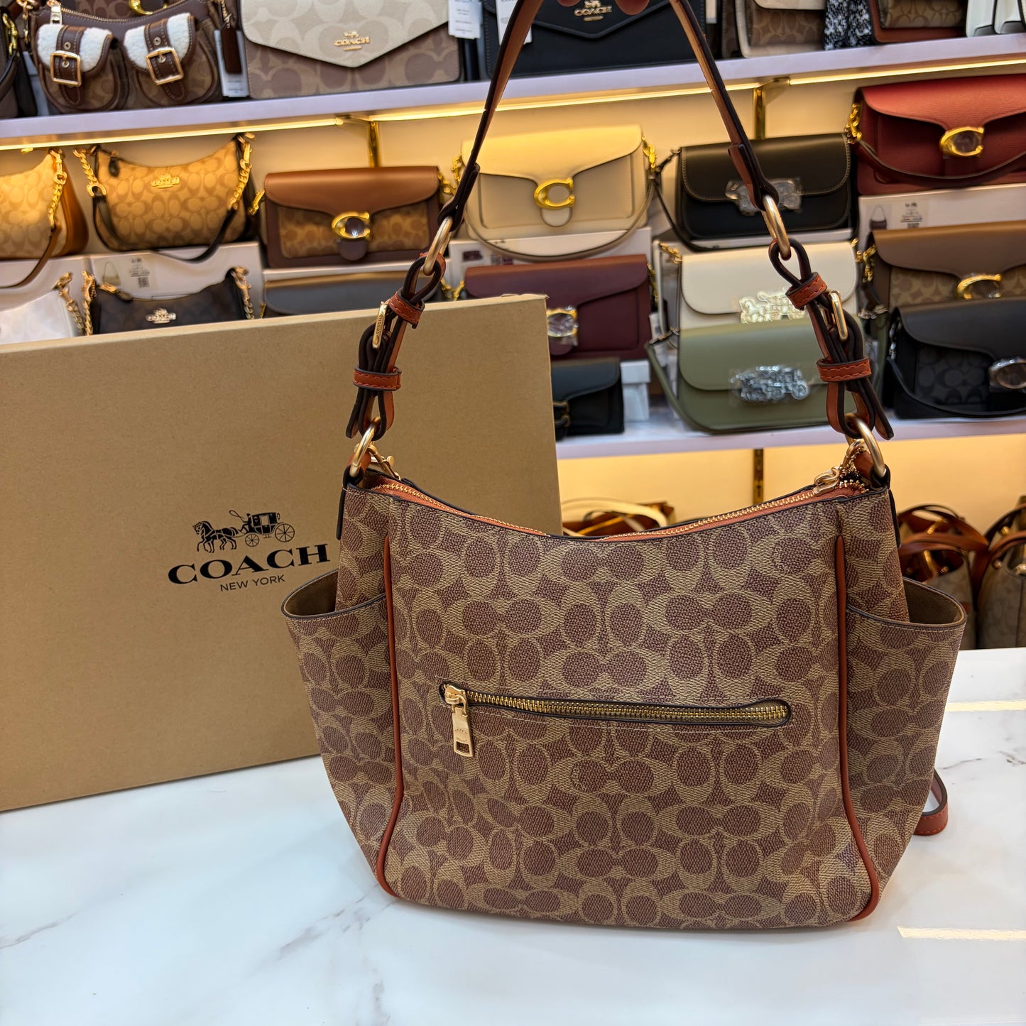 COCH LAUREL Shoulder Bag - Apricot