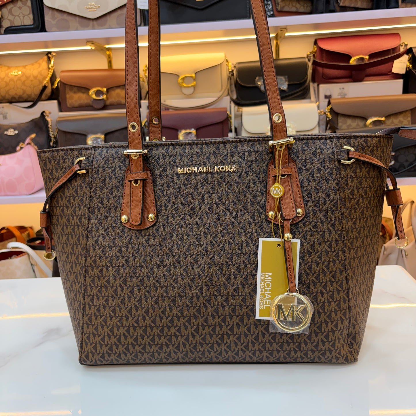 MK Voyager Tote - Brown