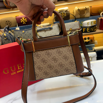 GUS Anadela Satchel Bag - Monogram Print