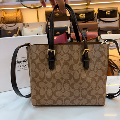 COCH MOLLIE Handbag - Medium (Apricot Black)