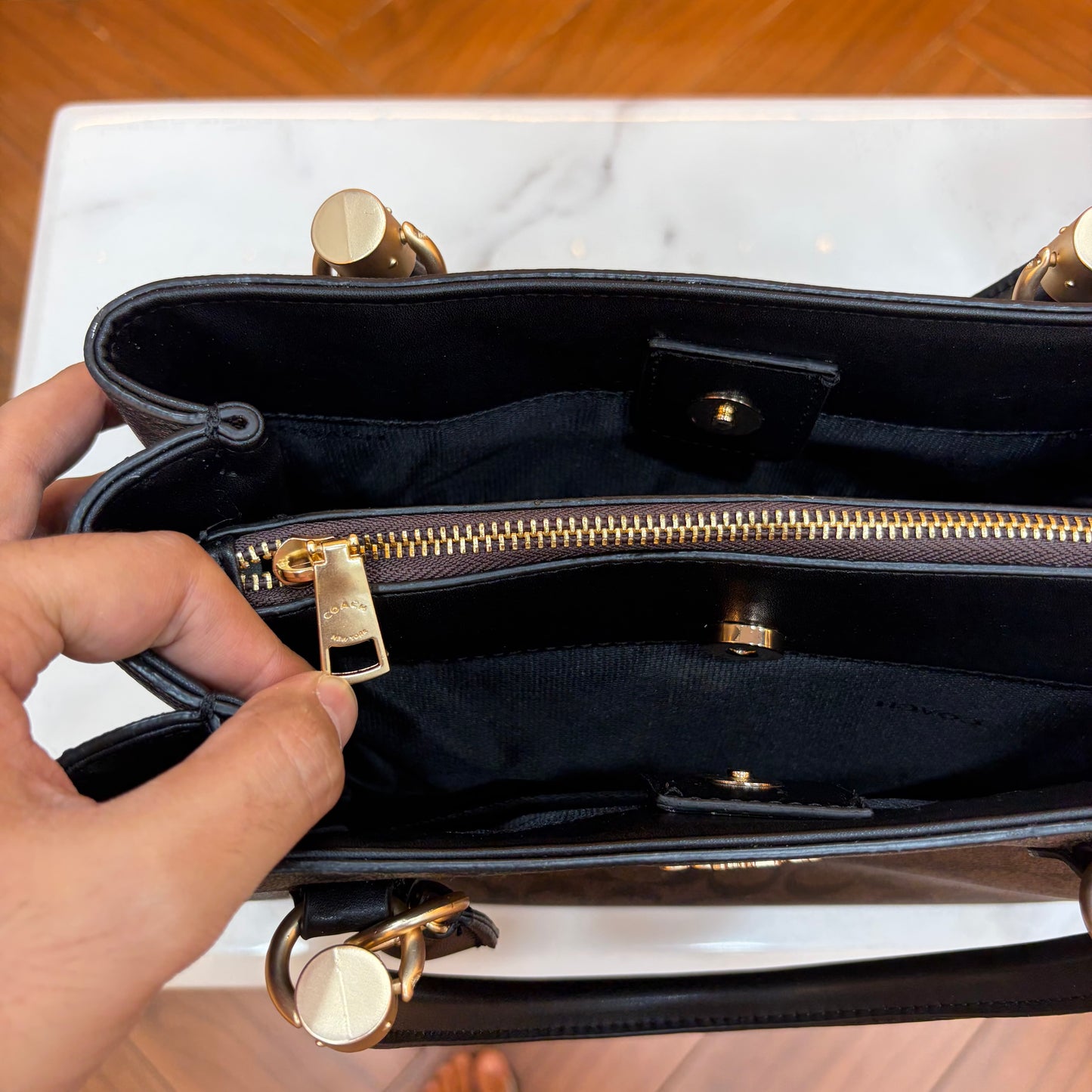 COCH Satchel Bag - Coffee