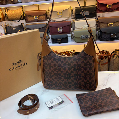 COCH JULIET HANDBAG With Wallet - Tan Coffee