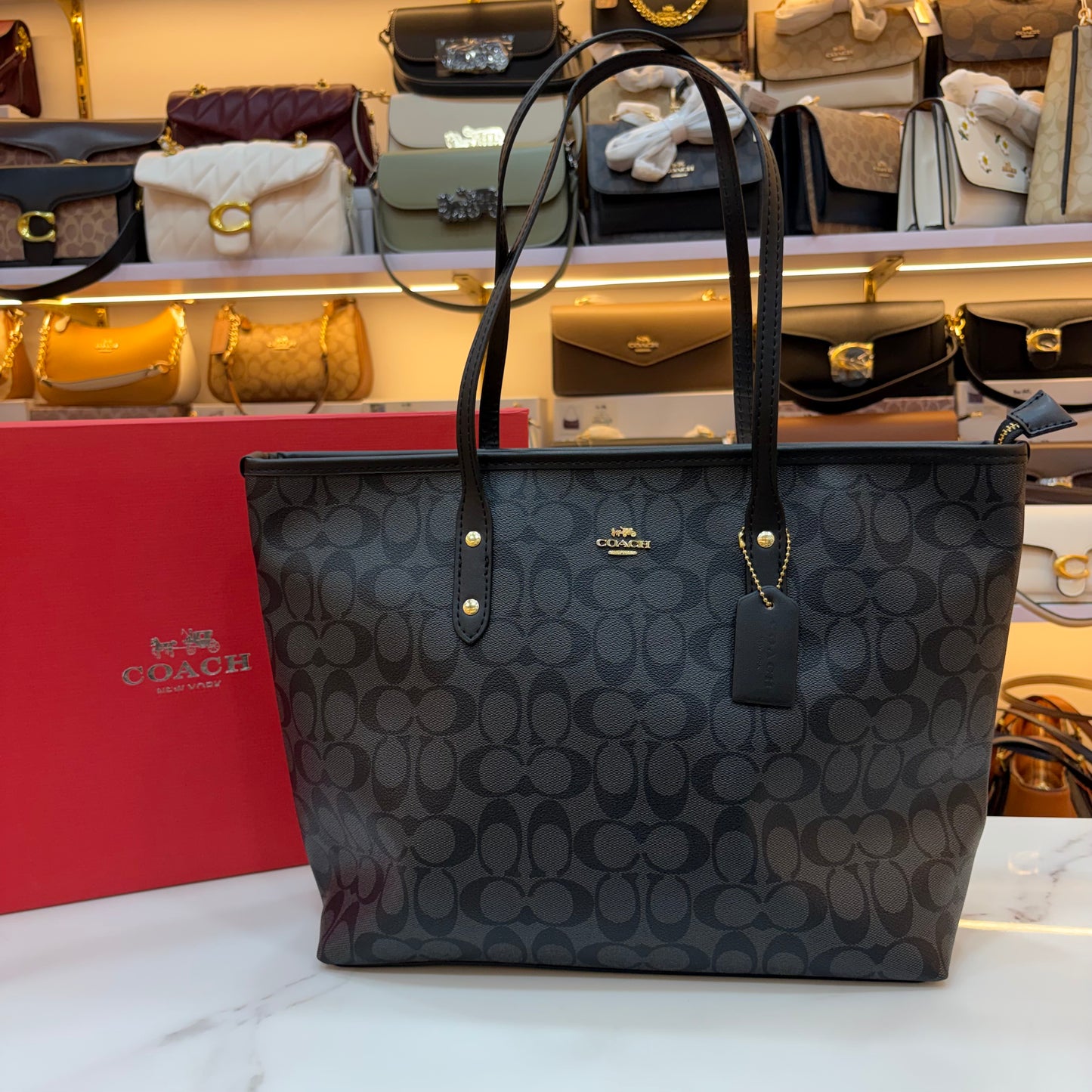 COCH Large Tote Bag - CC Black