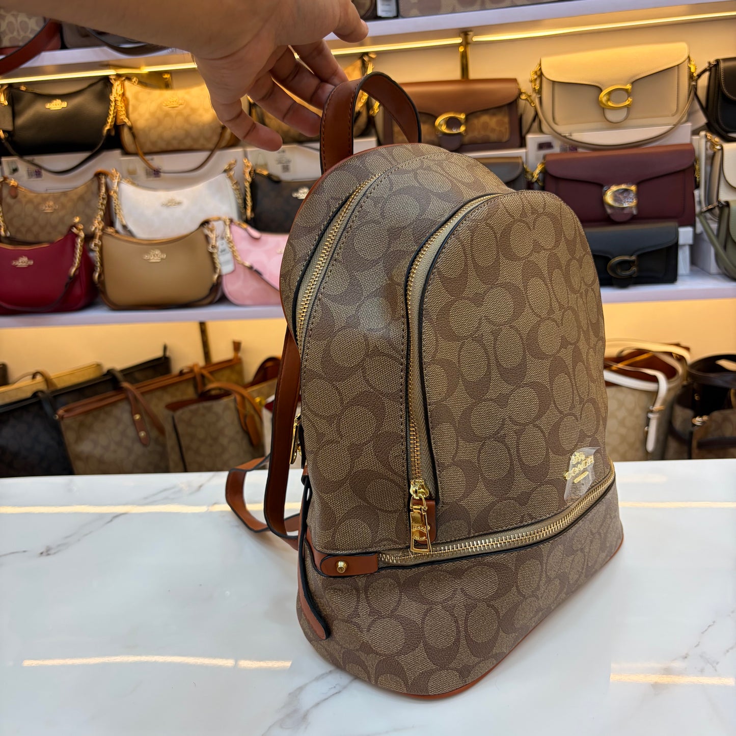COCH BAGPACK - Tan Apricot