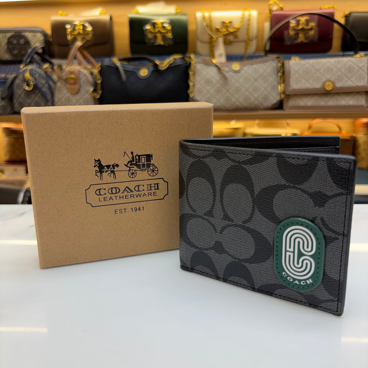 Coch Mens Wallet - Signature Black