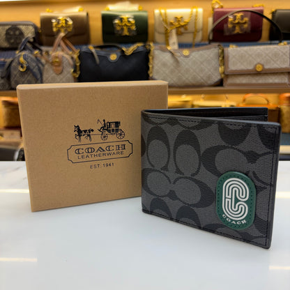 Coch Mens Wallet - Signature Black