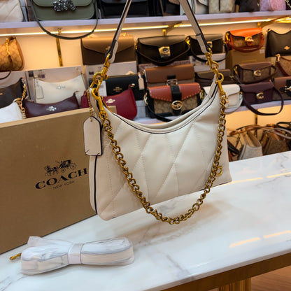 COCH JULIET Soft Quilted Handbag - White