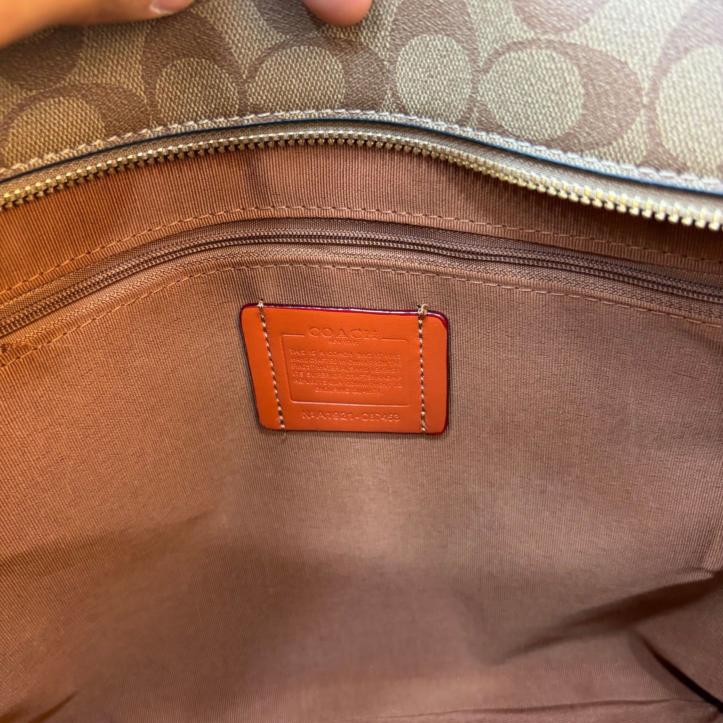 COCH ASHTON LARGE TOTE - Apricot