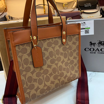 COCH Fields Crossbody/Shoulder Bag - Tan Signature