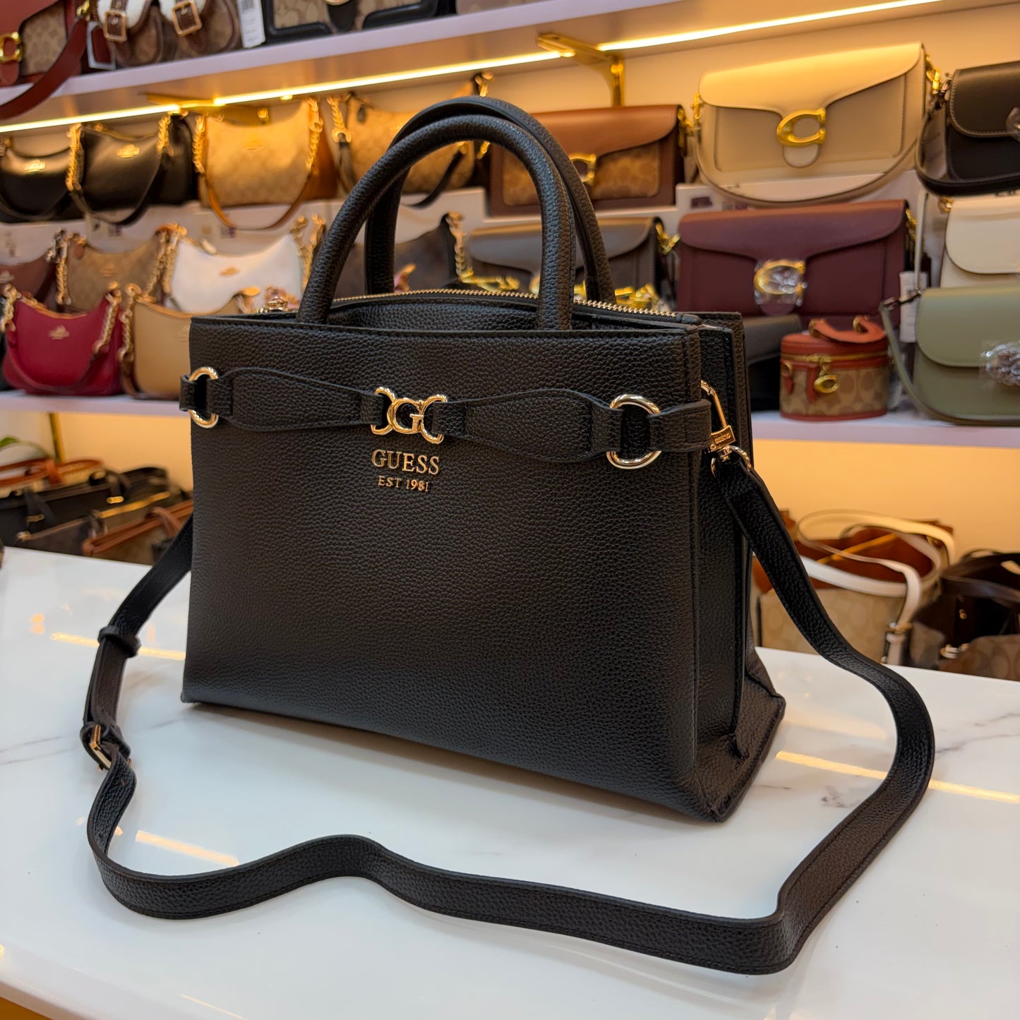 GUS Arlena Girlfriend Satchel - Black