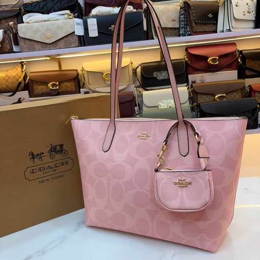 COCH CITY TOTE BAG - Pink