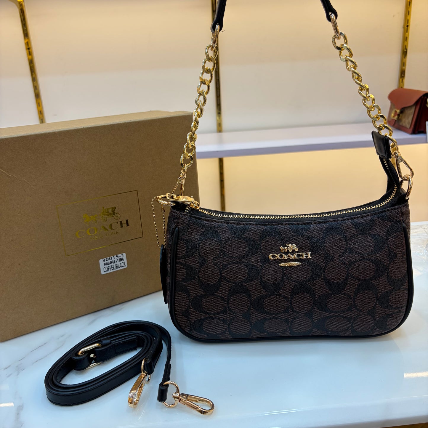 COCH TERI Sling/Shoulder Bag - Coffee