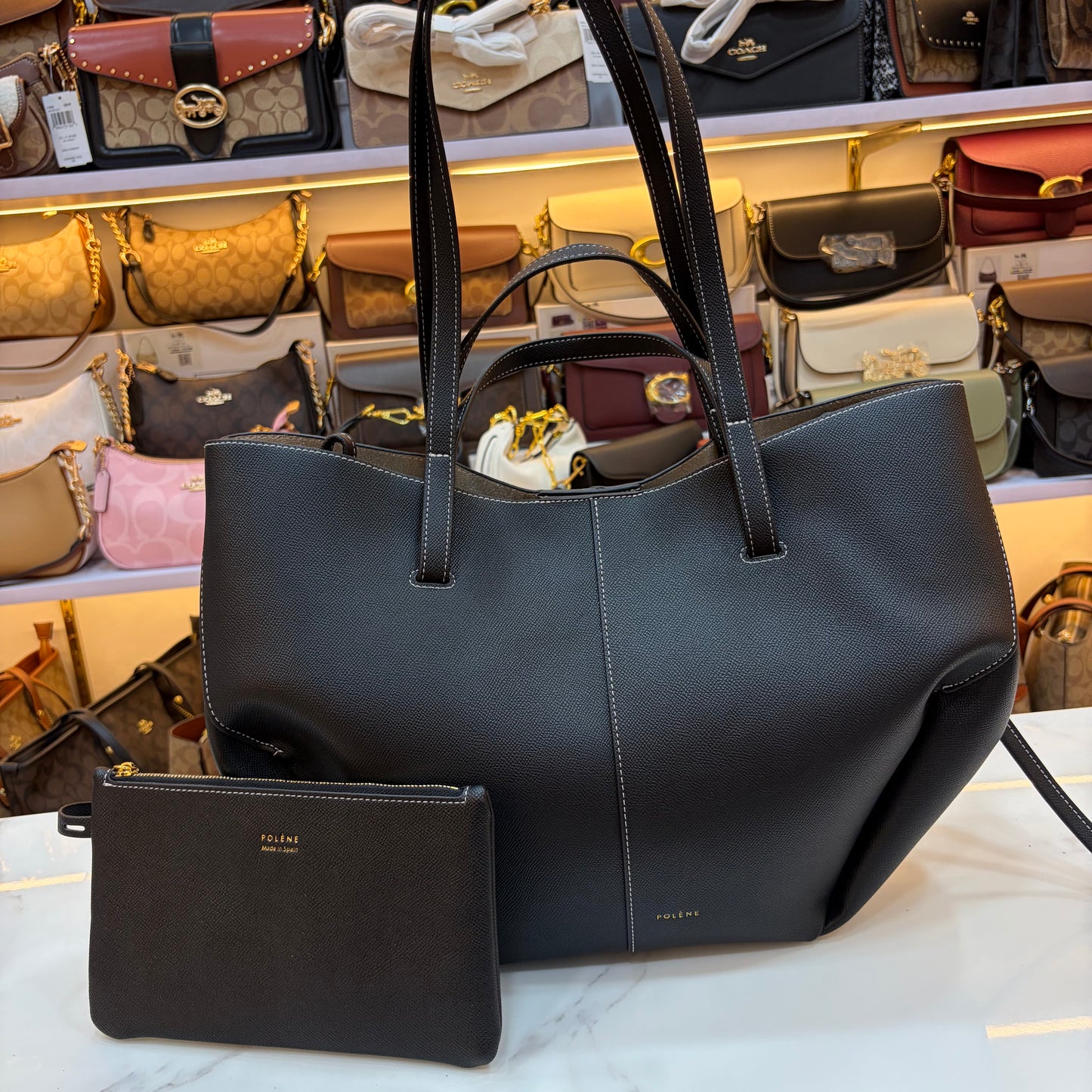 PLN Cyme Tote Bag - Black