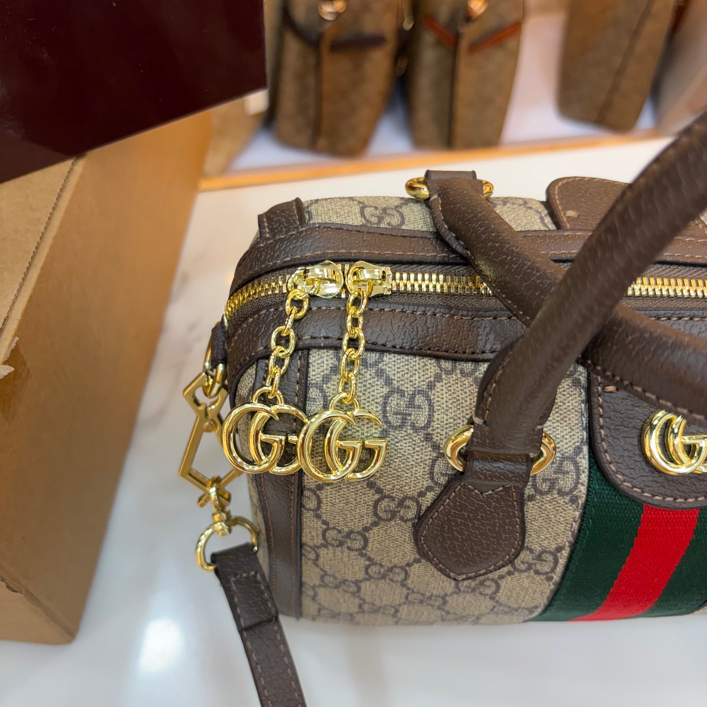 GG Ophidia Boston Bag - Small