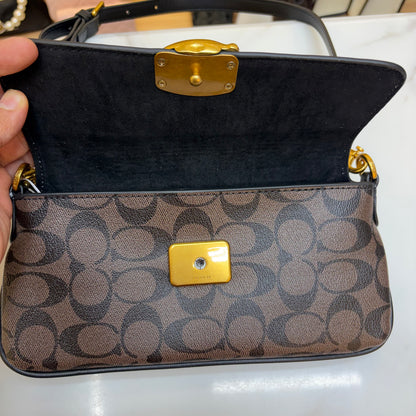 Coch Jet Shoulder/Crossbody Bag - Coffee Black
