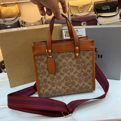 COCH Fields Crossbody/Shoulder Bag - Tan Signature