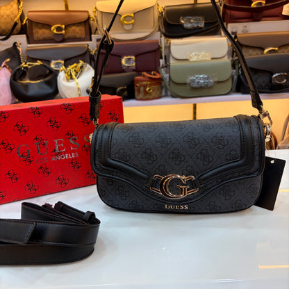 GUS Grey & Black Dea Crossbody Bag