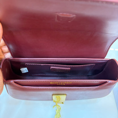 YSL Voltaire Handbag - Wine