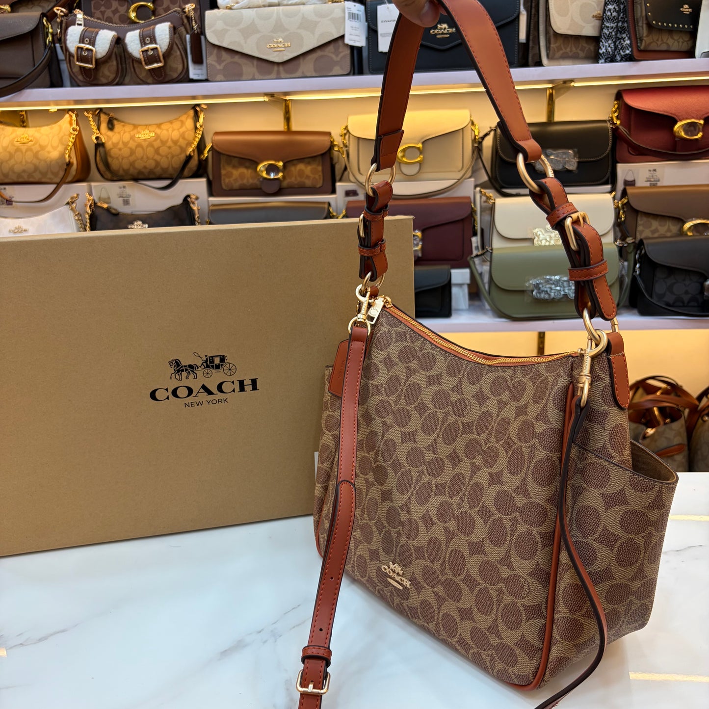 COCH LAUREL Shoulder Bag - Apricot
