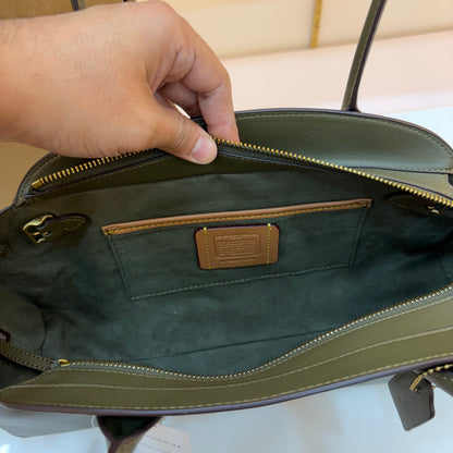 COCH Empire Carryall 34 Shoulder Bag - Olive