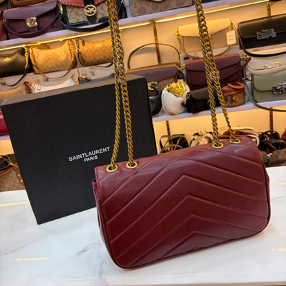 YSL Loulou Shoulder Bag - Red