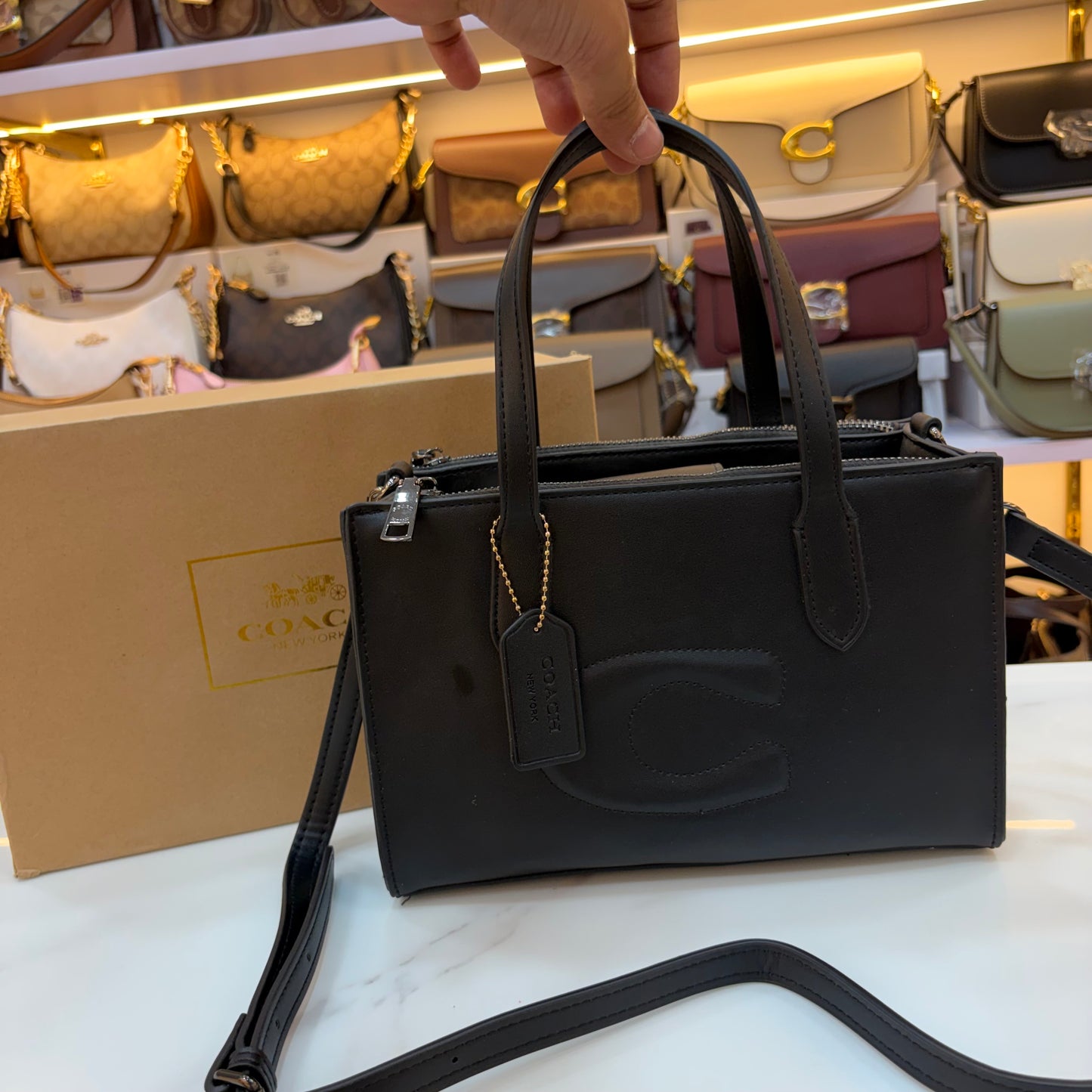 COCH Nina Satchel Bag - Black