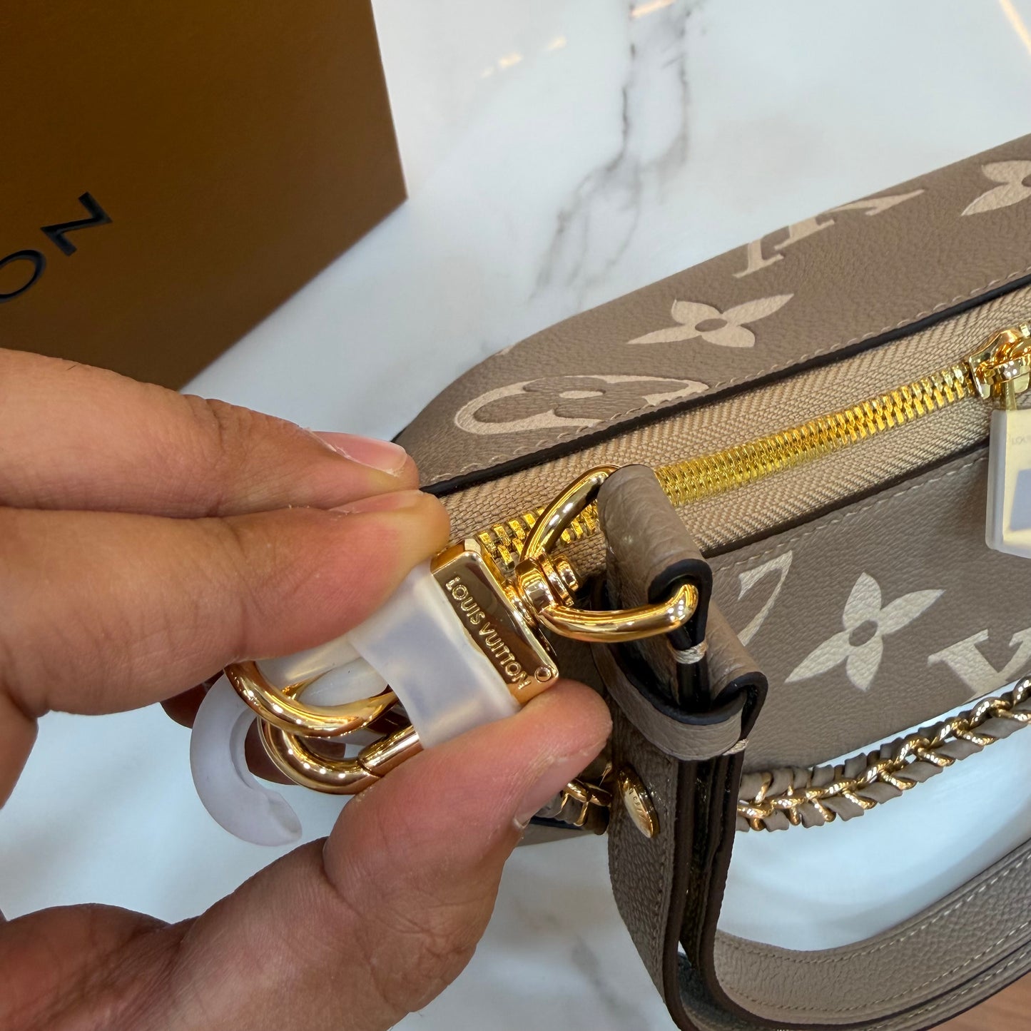 LV Boulogne PM - Beige Monogram