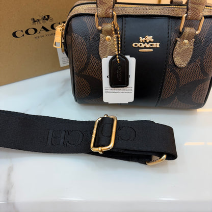 COCH ROWAN SPEEDY BAG - Coffee Apricot