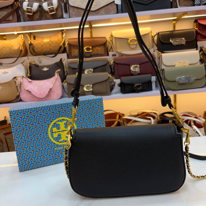 TB Britten Convertible Crossbody Bag - Black