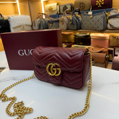 GG Mini Marmont - Wine (Ultra Premium)