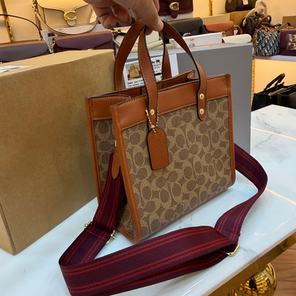 COCH Fields Crossbody/Shoulder Bag - Tan Signature