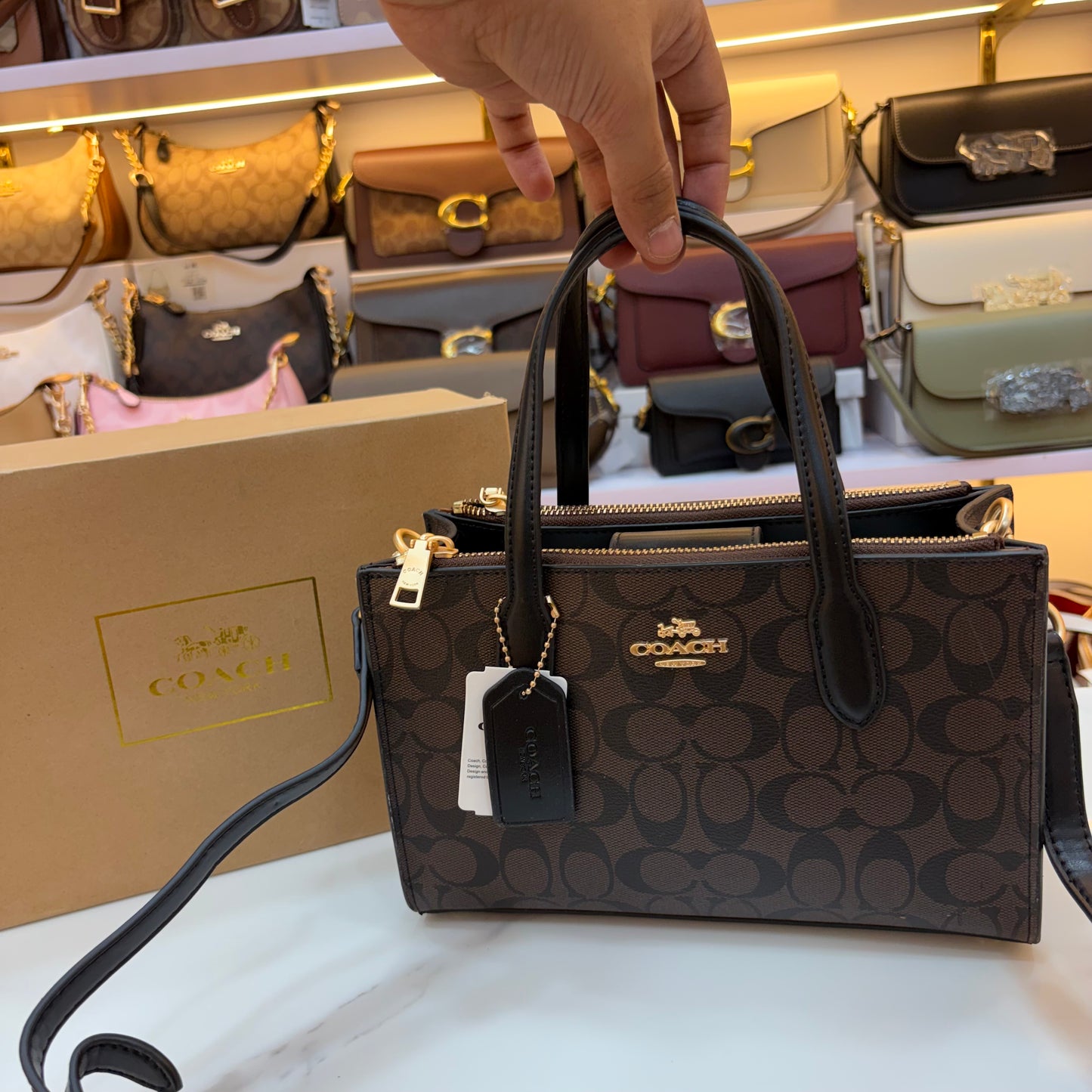 COCH Nina Satchel Bag - Cofee