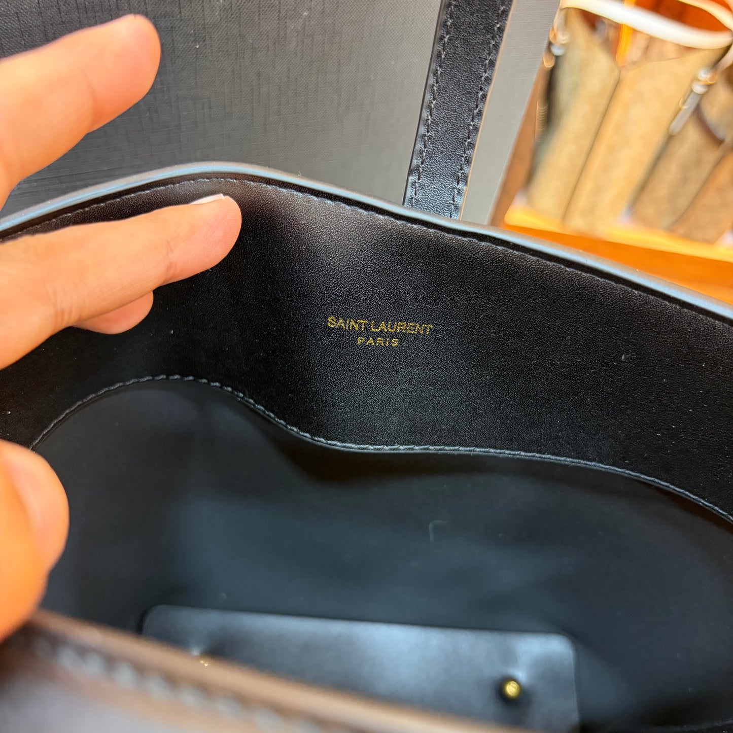 YSL Le 37 Bucket Bag - Black