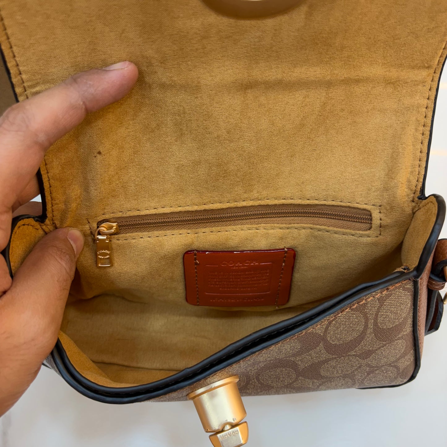 COCH Brie Sling Bag - Apricot